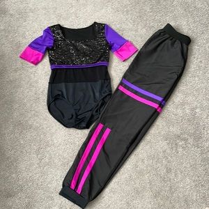 Girls hip hop dance costume